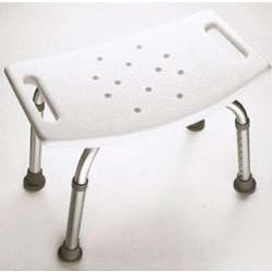 Shower Stool - Adjustable Height (Hand Holds/No Back)